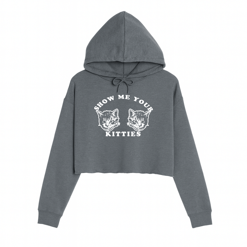 Women's | My Kitties | Crop Hoodie