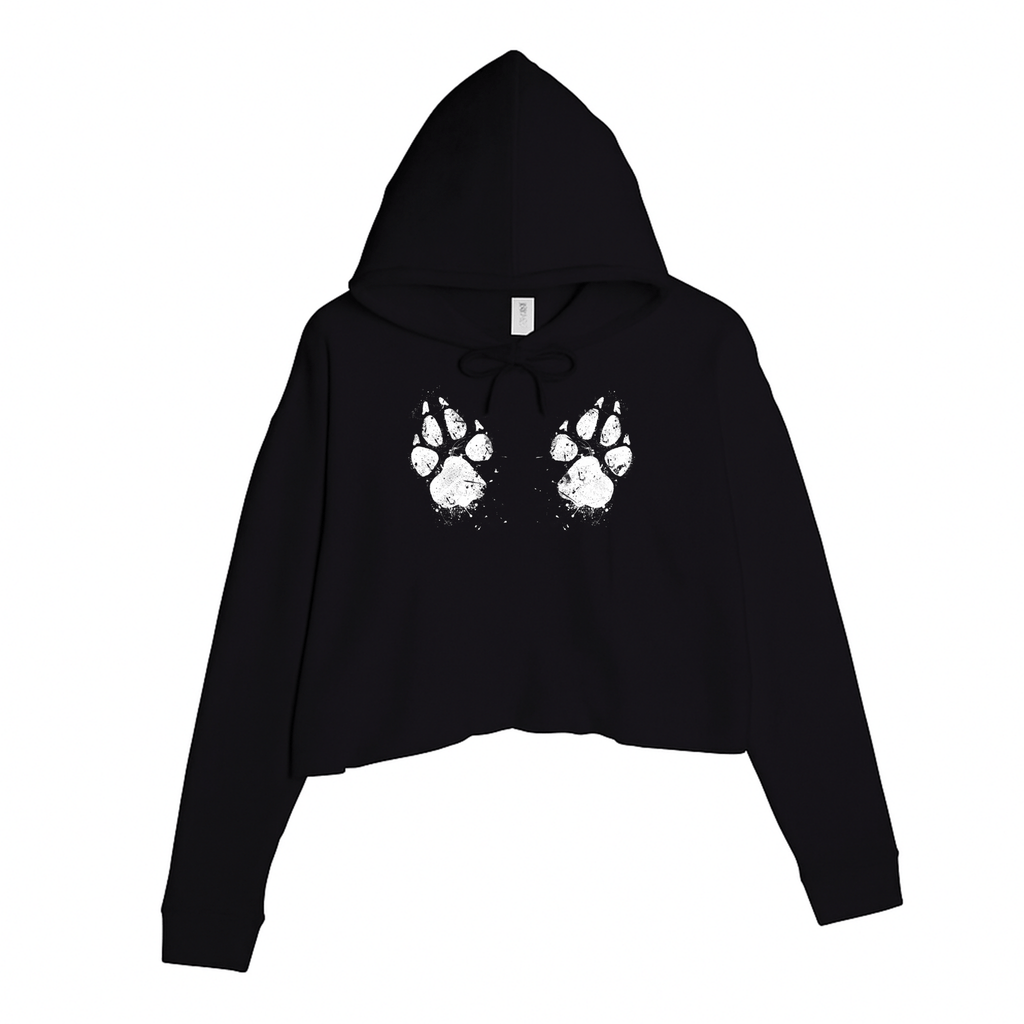 Women's | Paw-Sive Aggressive | Crop Hoodie