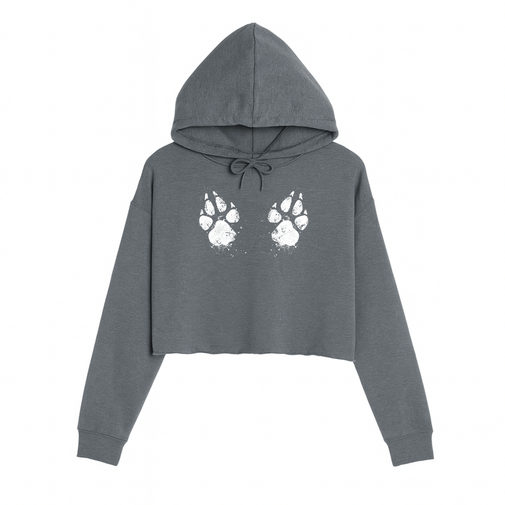 Women's | Paw-Sive Aggressive | Crop Hoodie