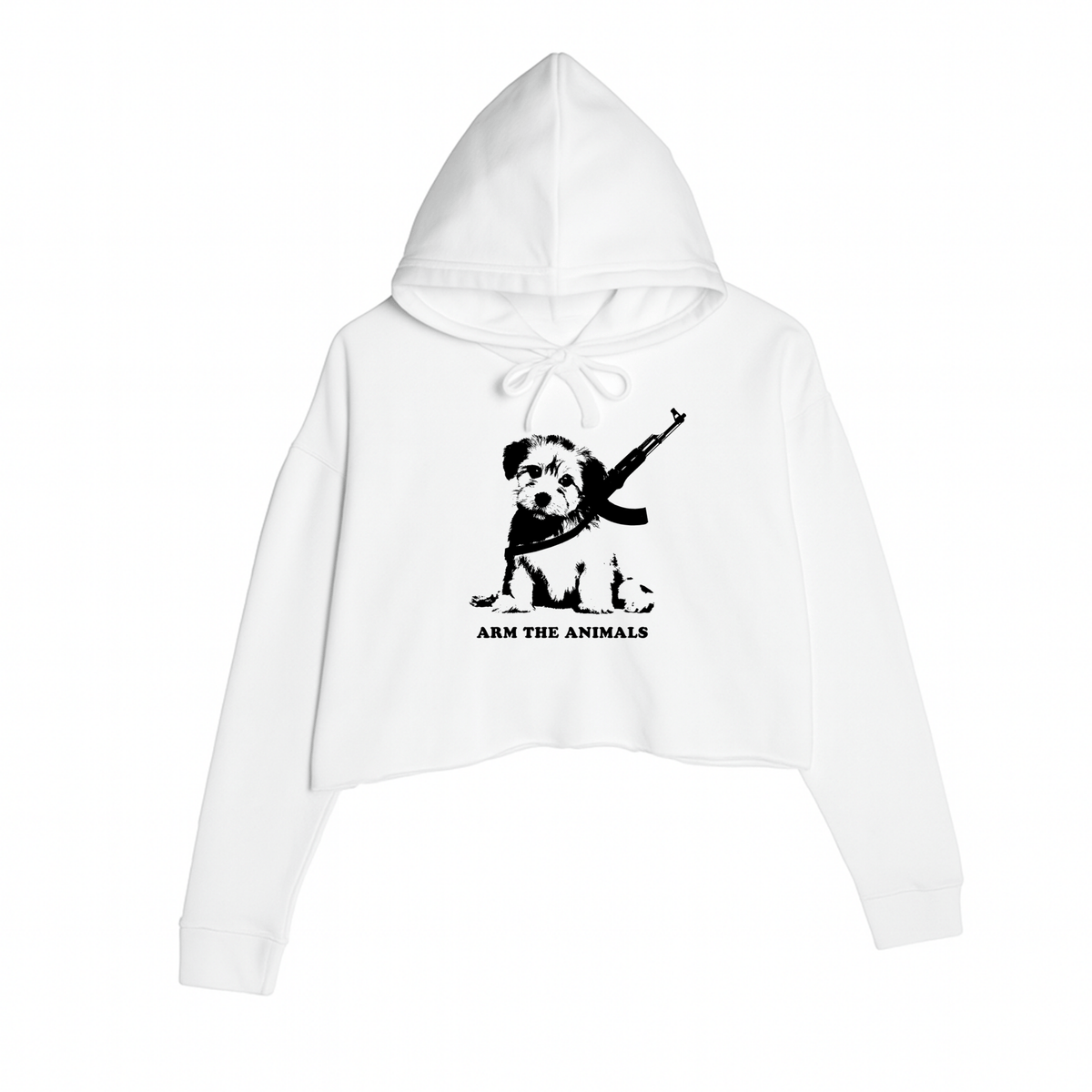 Women's | Puppy Power | Crop Hoodie