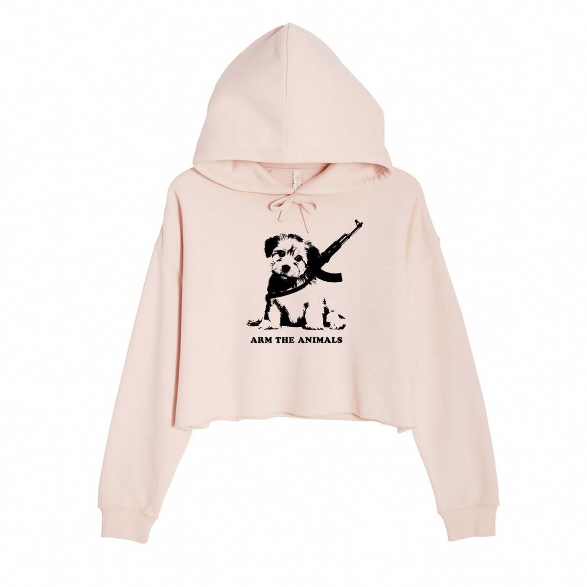 Women's | Puppy Power | Crop Hoodie