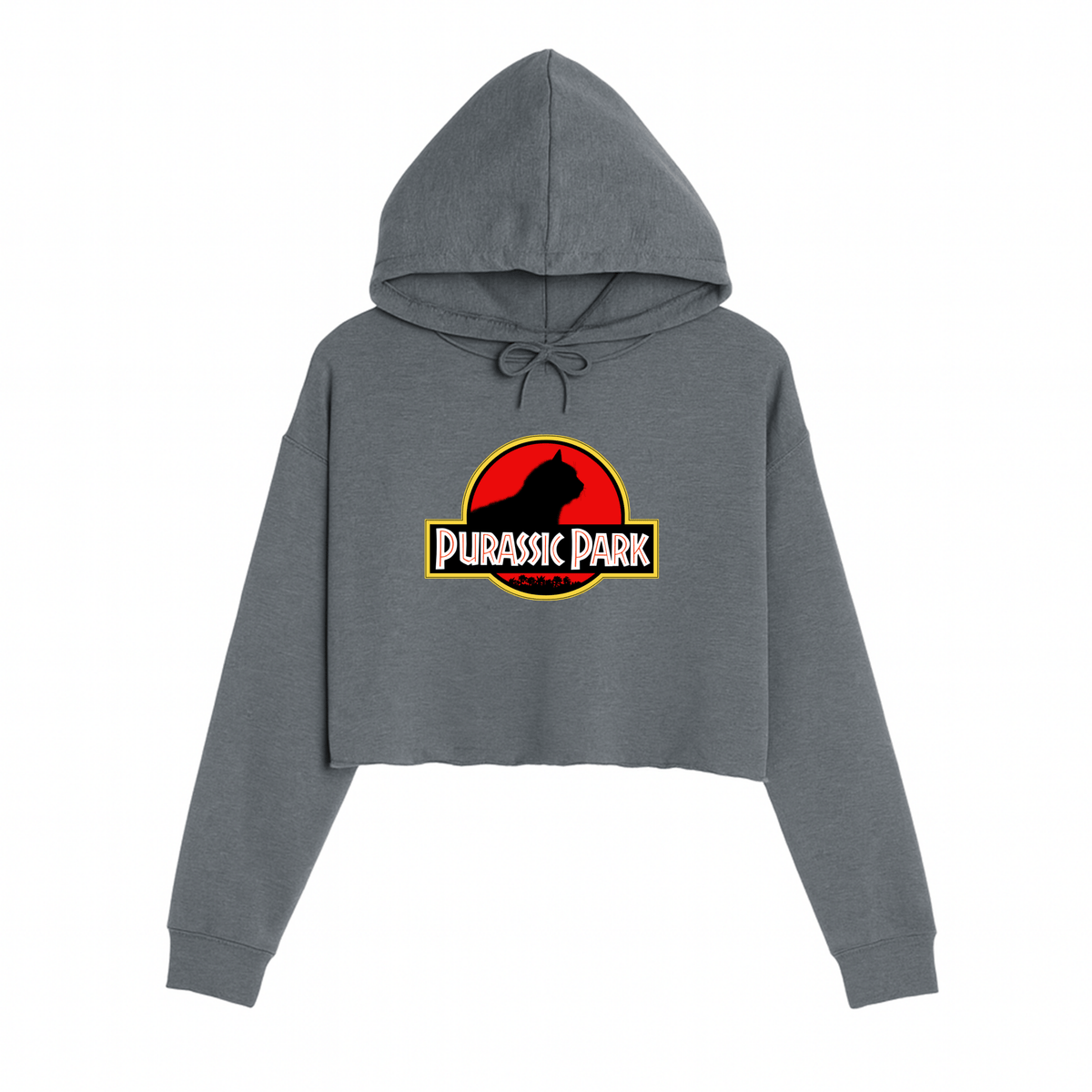 Women's | Purrassic Park | Crop Hoodie