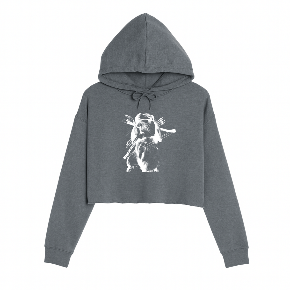Women's | Rambo Bunny | Crop Hoodie