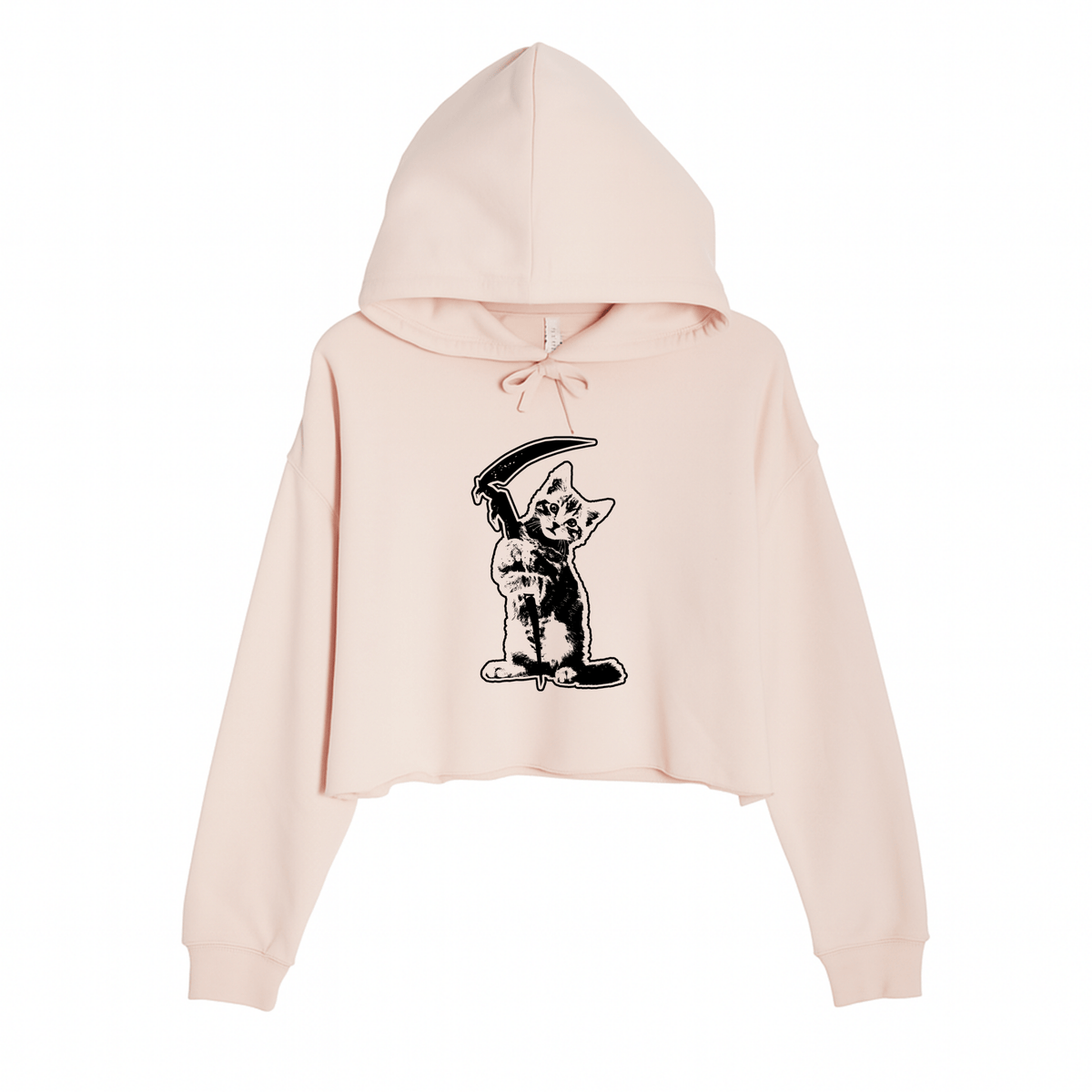 Women's | Reaper Kitty | Crop Hoodie