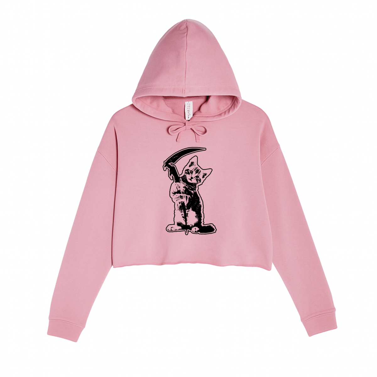 Women's | Reaper Kitty | Crop Hoodie