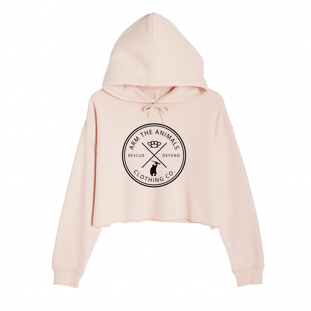 Women's | Rescue Knuckles Logo | Crop Hoodie