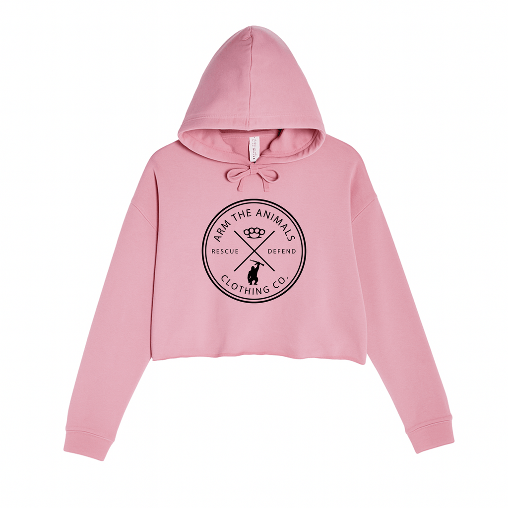 Women's | Rescue Knuckles Logo | Crop Hoodie