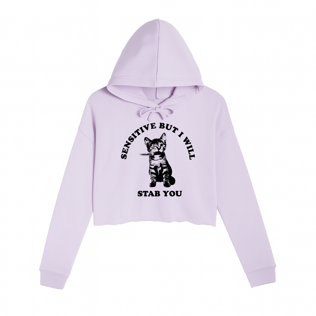 Women's | Sensitive | Crop Hoodie