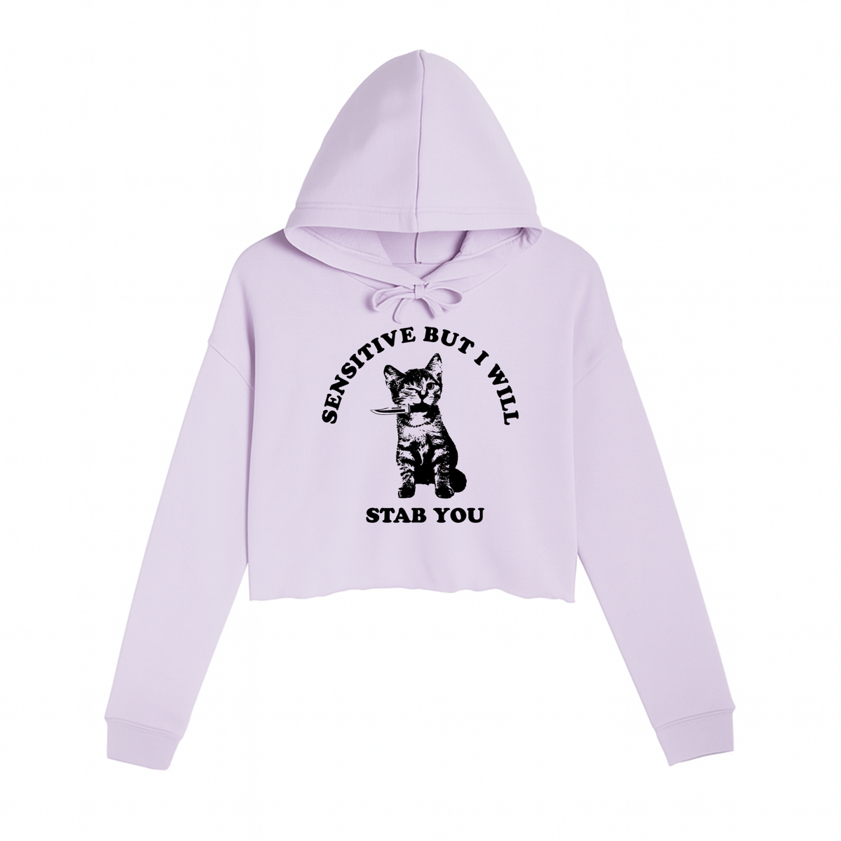 Women's | Sensitive | Crop Hoodie