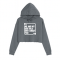 Women's | Sh*t Talker-Dog | Crop Hoodie