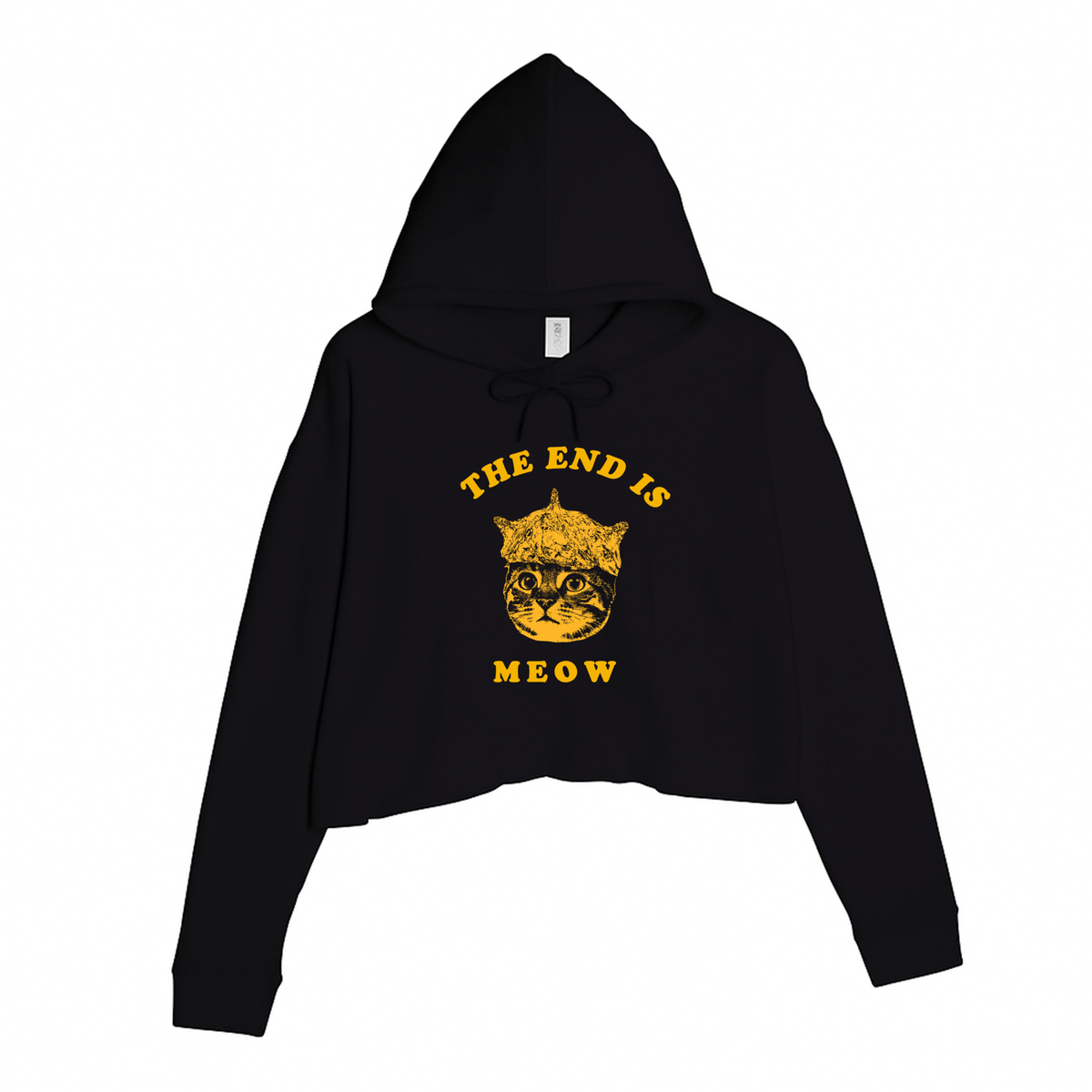 Women's | The End Is Meow | Crop Hoodie