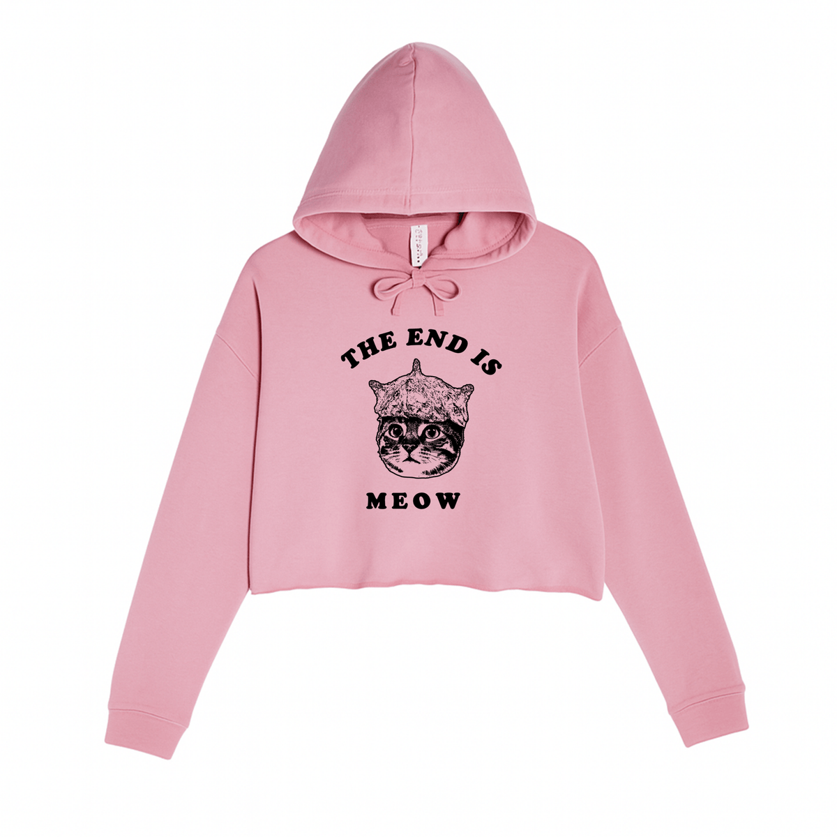 Women's | The End Is Meow | Crop Hoodie