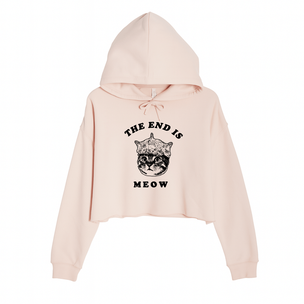 Women's | The End Is Meow | Crop Hoodie