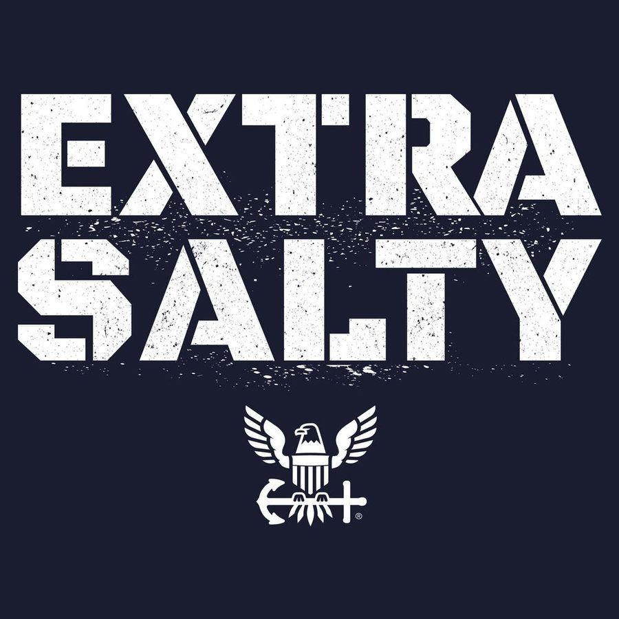 USN - Extra Salty T-Shirt - Navy
